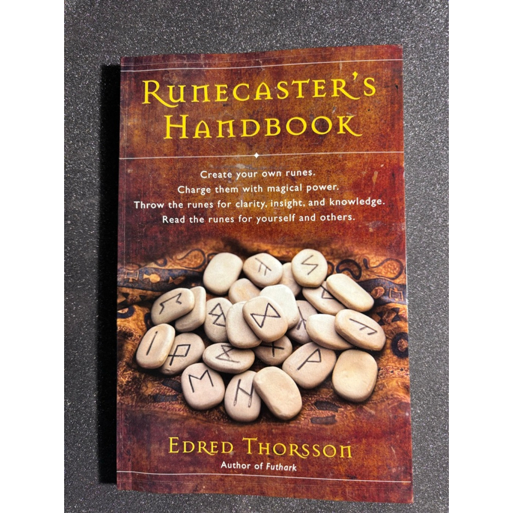 Red Wheel/Weiser Runecaster's Handbook Coffee Table Book Brown Gold One Size